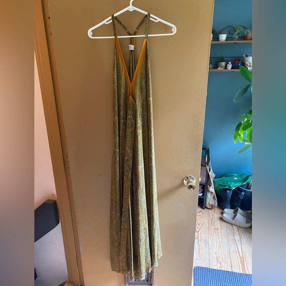 100% silk dress
